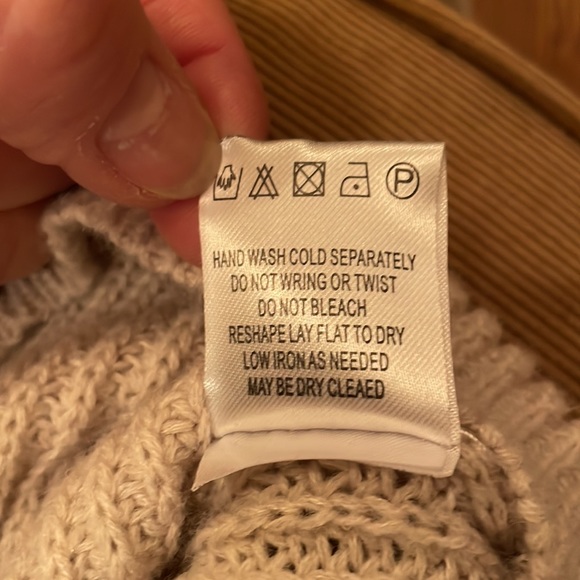 Women’s Beige Sweater by Miracle - Picture 5 of 5